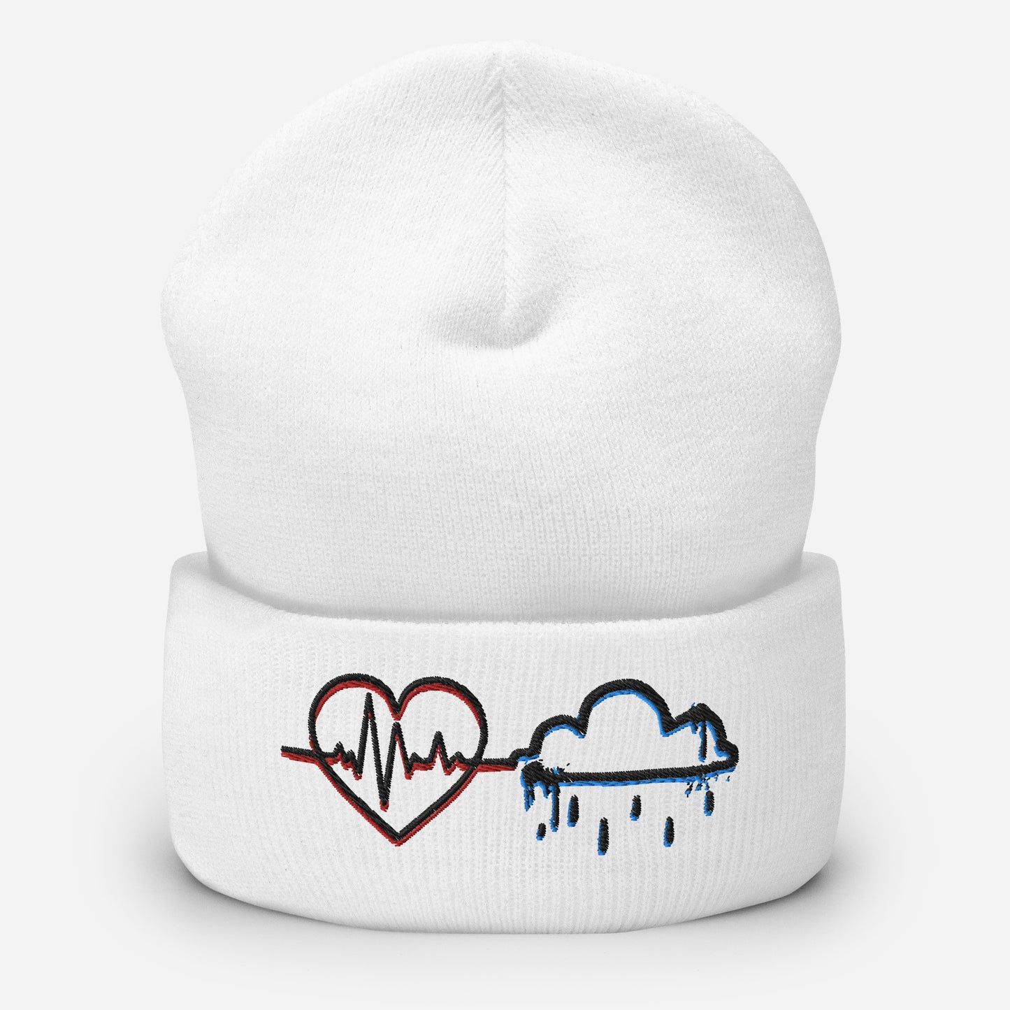 "Rainy Days" Cuffed Beanie