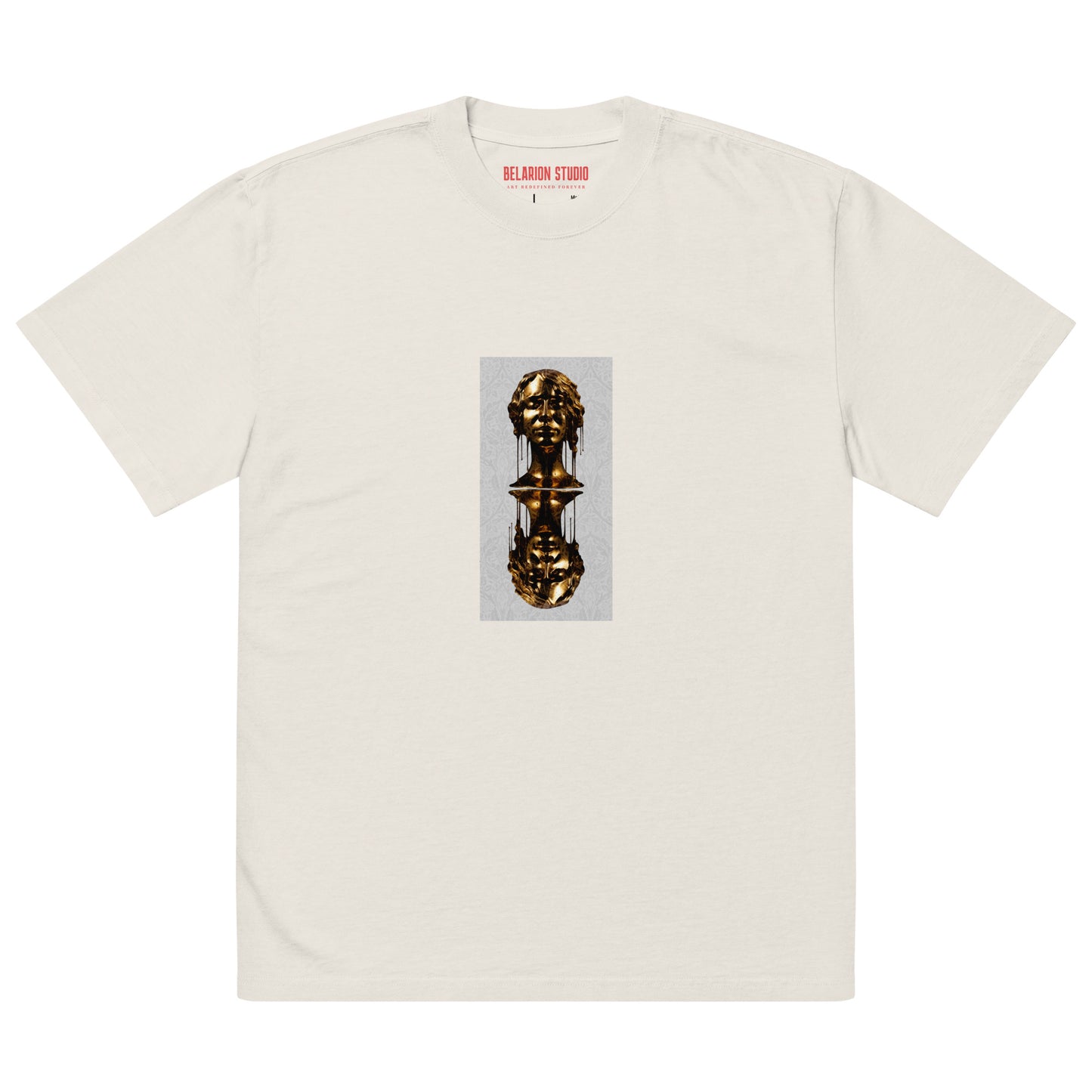 "Gold Mirror" Oversized Tee Shirt